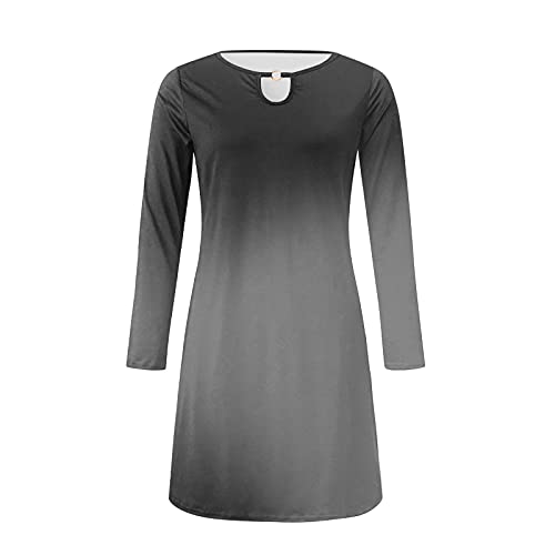Robe maxi imprimé rayures asymétriques et manches longues évidées - 3