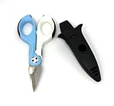 Generico INTERCABLE FORBICE PROFESSIONALE DA ELETTRICISTA F1 16020 SERIE LIMITATA SQUADRA CALCIO LAZIO BIANCO CELESTE 16020-F1-CL