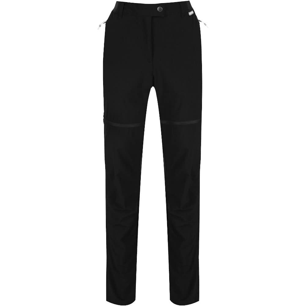Regatta Women's Mountain Zip Off Walking Trousers Black