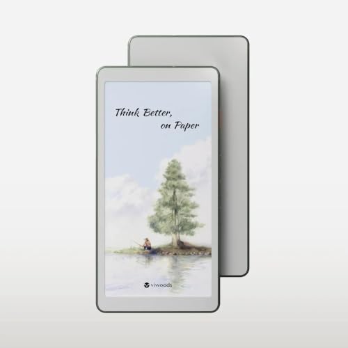 Image of VIWOODS 6.13'' AiPaper Reader C with Color Display, EInk eReader Device with Adjustable Warm and Cool Light, Ultra-Thin & Light, AI Integrated, 128GB Storage (Colored Model)