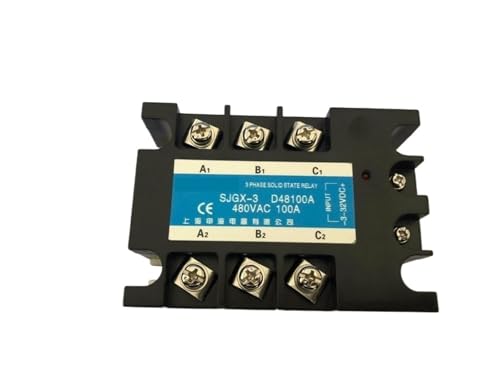 Relais statique triphasé SSR 100A AC-AC pour contrôle industriel de puissance