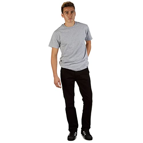 [CCS] Standard Plus Straight Chino Pants - Black - 34-282