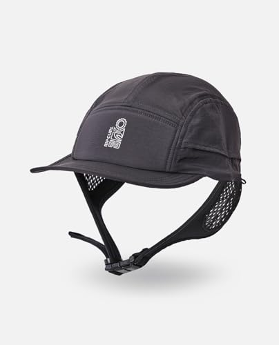 Image of Rip Curl Men's UPF 50+ Quick Dry High Profile Surf Hat with Removable Neck Flap