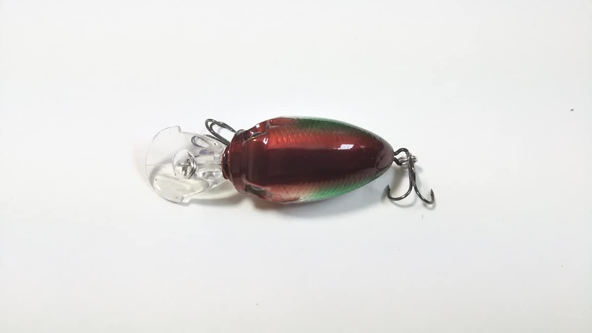 Amazon.co.jp: 丸っこい クランクベイト バス釣り 38mm 5.7g 5色セット