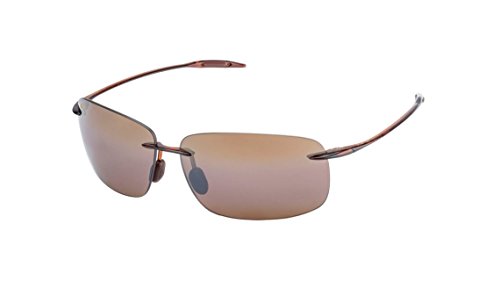 Maui Jim Sunglasses | Breakwall 422 | Rimless Frame, Polarized Lenses, with Patented PolarizedPlus2 Lens Technology
