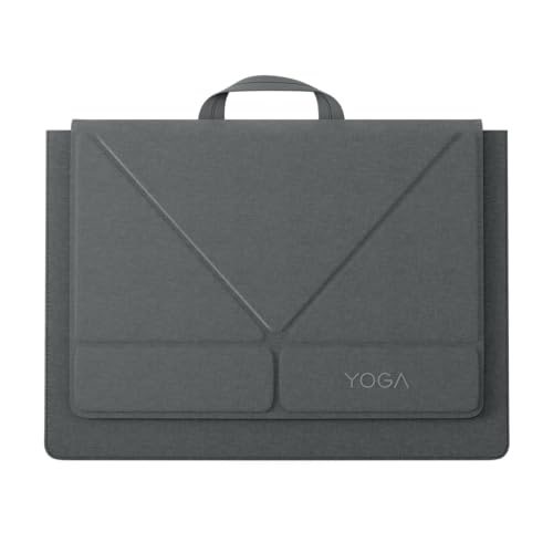 Lenovo Yoga 16-inch Tote Sleeve with Stand, Luna Grey