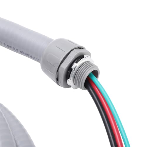 Conduit électrique flexible étanche non métallique 3/4 pouce avec fil pré-installé