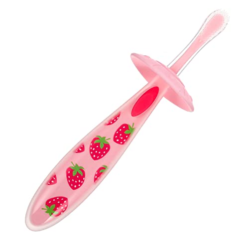 Healeved Convenient Portable Silicone Toothbrush for Boy Girl Lovely Boy Girl Cleaning Tool and Safe for Oral Care Comfortable Grip for -Cleaning for Home Use