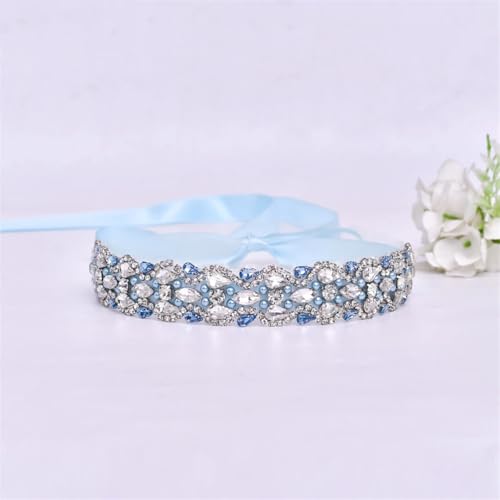 Women's Rhinestone Formal Belt, Hand-Beaded Wedding Belt, Perfect For Bridal Evening Dresses4