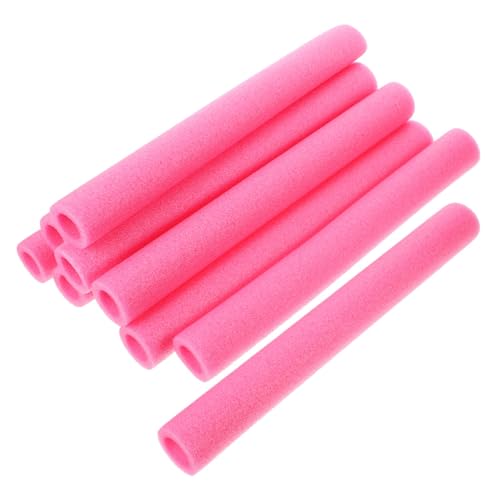 Accessoires de trampoline avec tube en mousse rose pour les après-midi de jeux de jardin