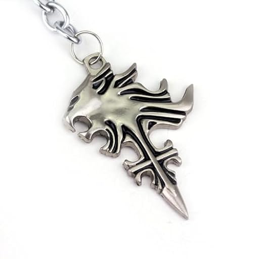 ZIAFRPN Final Fantasy VIII Llavero Durmiente León Corazón Griever Squall Leonhart Cabeza de León Collares Colgantes Moda Hombres Mujeres Joyería | Ya disponible en tu tienda friki favorita! En mundofriki.es!
