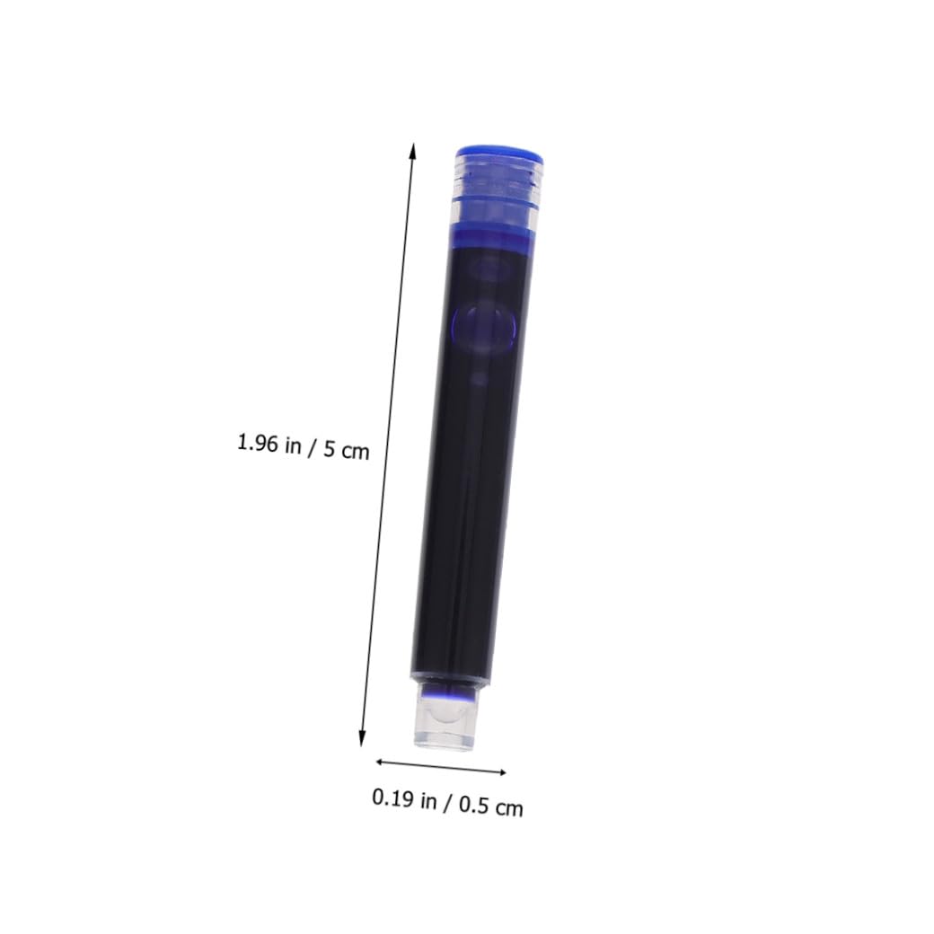 Uonlytech Ricariche d'Inchiostro per Penne Stilografiche, 200 Pezzi, in Plastica, Ricarica per Penne Stilografiche, per Studio e Scuola
