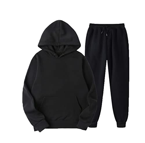 Survêtement à capuche Kiioouu taille S ensemble de sport mixte gris et noir