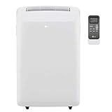 LG LP0817WSR 115V Portable Air Conditioner with Remote Control in White for Rooms up to 150-Sq. Ft. (Renewed)