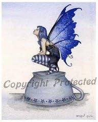 Note Card 4" X 6" Fairy Faery Kitchen Helper