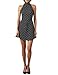 Women's Elegant Polka Dot Halter Sleeveless Backless Mini Dress Slim Fit Fashion for Vacation Party Clubwear Outfits