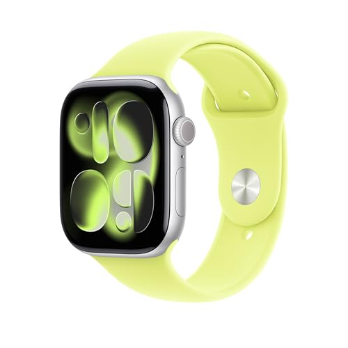 Image of Apple Watch Band - Sport Band - 46mm - Neon Yellow - M /L