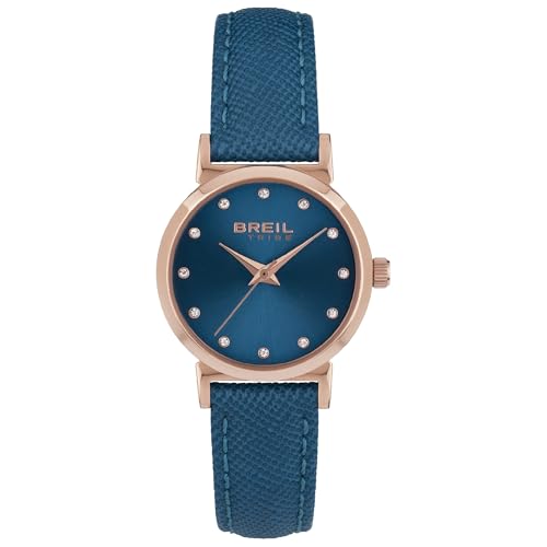 Breil Orologio DONNA BELLA quadrante MONO-COLORE BLU movimento SOLO TEMPO - 3 LANCETTE QUARZO e CINTURINO PELLE BLU EW0614