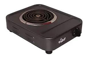Vids 2000 Watt Coil Electric Stove (Copper Wire With 15 Amp Power Plug) / Electric Cooking Heater/G Coil Hot Plate Cooking Stove/Induction Cooktop (Mild Steel Body) (1 Burner) Dark Grey, Radiant
