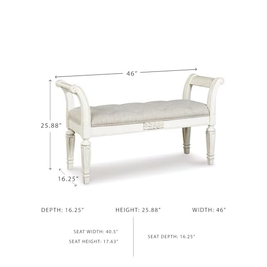 Elegant Upholstered Tufted Accent Bench