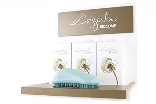 Dessata Biocomp - Cepillo desenredante biodegradable y compostable al 100% sin rasgaduras, con simpático regalo