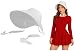 Nicky Bigs Novelties Victorian Handmaids Felt Bonnet, White, One Size