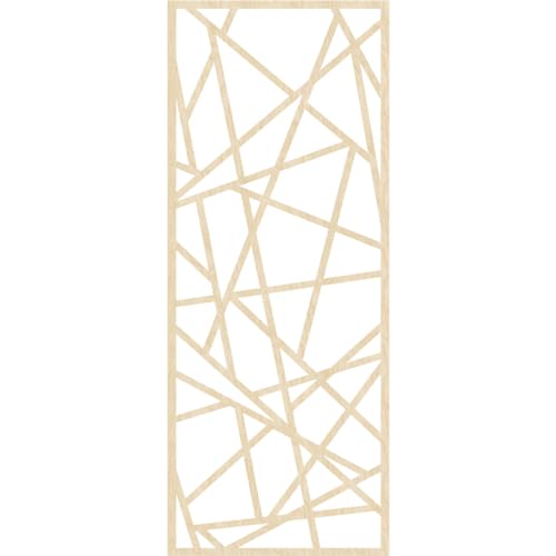 Image of Conway Decorative Pierced Fretwork Wood Wall Panels, 29 3 /8 inchW x 74 3 /8 inchH x 1 /4 inchT, Birch
