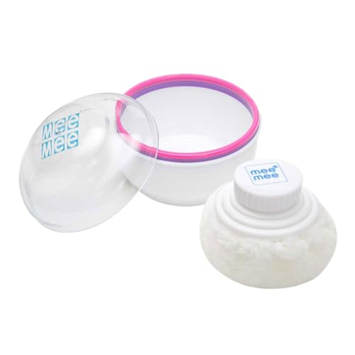 Mee Mee Soft-Feel Baby Powder Puff With Box Holder Container for Newborn and Kids | Gentle Touch for Your Little One’s Skin | BPA-Free (Blue, Single Pack) Mee Mee Soft-Feel Baby Powder Puff With Box Holder Container for Newborn and Kids | Gentle Touch for Your Little One’s Skin | BPA-Free (Blue, Single Pack)