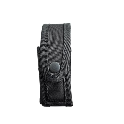 Coptex hochwertiges Holster Etui Tasche Halterung für CS-Gas KO- und Pfeffersprays 50 ml für Gürtel und Molle-System 600D Polyester schwarz