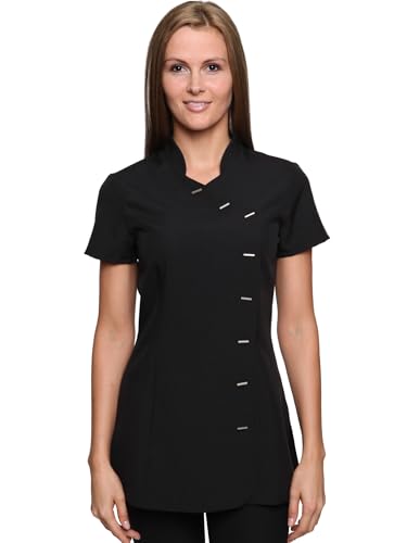 Mirabella Health & Beauty Tunique esthéticienne pour Femme modèle Arete Noir , taille- 36/8 UK