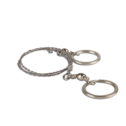 Egurs Sierra de Alambre, Sierra de Alambre de Acero Inoxidable, Sierra de Dedos, multisierra, Alambre, minisierra, para Exterior, Camping, 1 Unidad