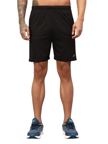 Image of Vector X OMS-158 Mens Solid Pattern Regular Dry Fit Athletic, Running, Gym, Outdoor, Workout Training Light Weight Sports Active Shorts