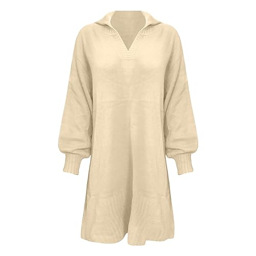 Robe mi-longue en laine pour femme anti-froid pour rester chic en S