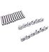 Stainless Steel Exhaust Header Stud Kit for LS & LSX Engines – 304 Polished 40mm Studs with Locking Flange Nuts – Fits LS1 LS2 LS3 LS6 LS7 LS9 4.8L 5.3L 6.0L 6.2L Truck Applications