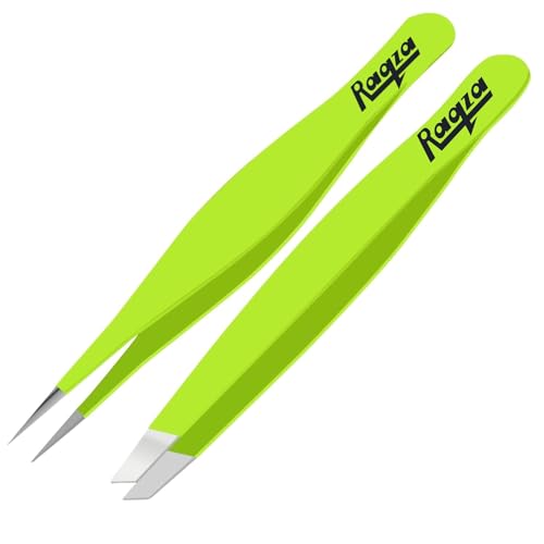 Sharp Pointed Tweezers Precision Fine Point Tip Ingrown Hair Tweezers Kit Best Pointed Tweezers for Women Chin Hair Removal - Extra Thin Tweezers Precision Stainless Facial Hair Remover for Face