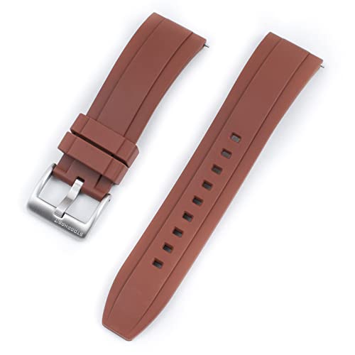 Image of StrapHabit Quick Release Rubber Watch Strap Band FKM 20mm 22mm 24mm
