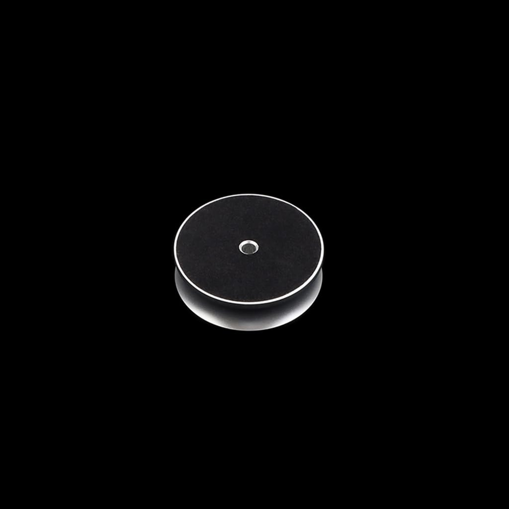 Alnicov Stabilisateur de poids pour platine vinyle, pince de poids, support souple pour disques vinyles LP, argent