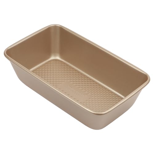 David Burke Kitchen Commerical Weight Bronze Loaf Pan 9 x 5.3 x 2.5 Inches Loaf Pan