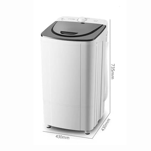 Tragbarer 10 kg Schleudertrockner mit Energiesparmodus, Edelstahl Trommel, Qualitätsmotor, Timer & Blaulicht Sterilisation für schnelle Wäschetrocknung