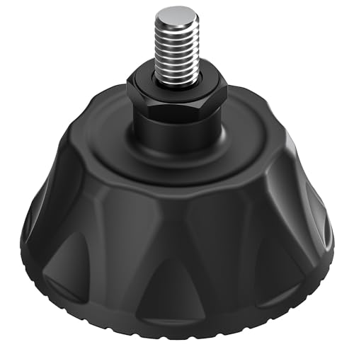 Leofoto 一脚交換用石突 SC-70 大型フラット 直径70mm 一脚アクセサリ 太ネジ仕様 最大45度傾斜可能 037980