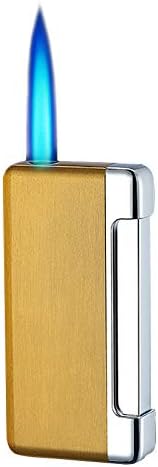 Encendedor de cigarrillos con llama de chorro, encendedor de cigarrillos conmutable con esfera de llama ajustable, butano recargable para