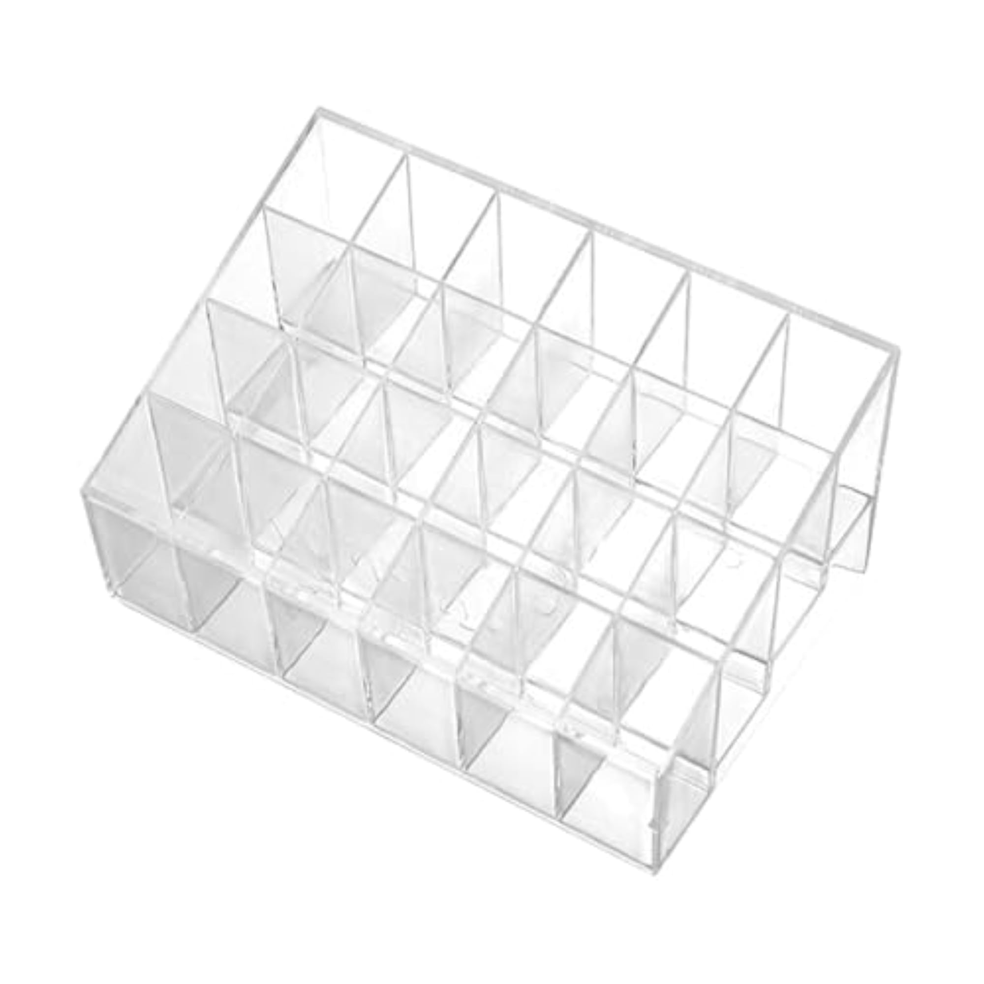 Clear Lipstick Organizer Case for 24 Lip Glosses