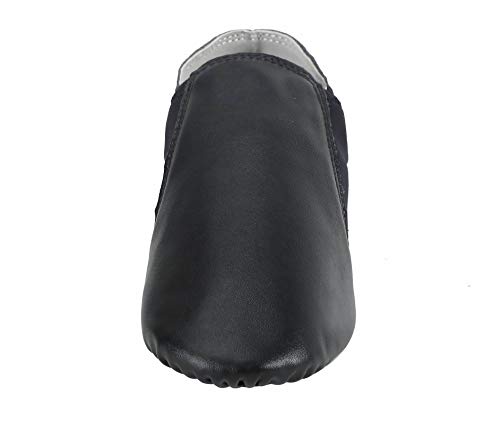 Dynadans PU Leather Jazz Shoe Slip On Dance Shoes with Arch Insert for Girls and Boys (Toddler/Little Kid/Big Kid)2