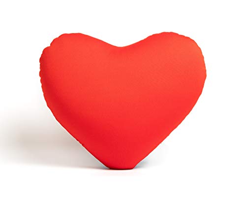 Heart Shaped Micro Bead Squishy Pillow -Red