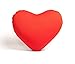 Heart Shaped Micro Bead Squishy Pillow -Red