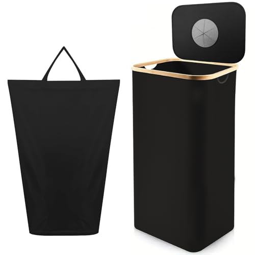 Comfen Poubelle de Recyclage,100L Poubelle tri Selectif Rangement de Bouteilles Consignées Collecteur de Bouteilles, pour Plastique, Bouteilles Verre, Sac...