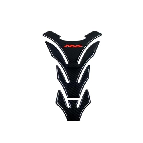 Autocollant réservoir moto YZF R6 carbone pad protection pour 600 de 2006 à 2016