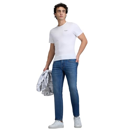 Image of Pepe Jeans Men's Jeans | Slim Fit | Mid Rise | Stretchable