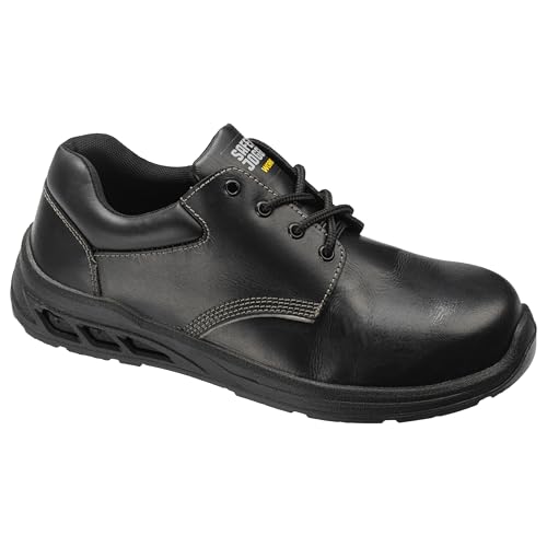 Image of SAFETY JOGGER Safety Shoe FITSTAR S1 | Slip Resistant, 200J Steel Toe, Shock Absorption, PU Sole, Anti-Static, ISI Marked | Size 08 UK /INDIA