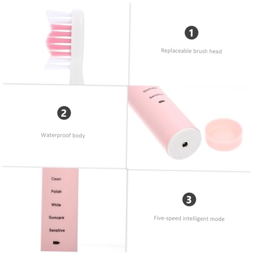 Ipetboom Elektrische Zahnbürste mit Modi Weiche Borsten USB Wiederaufladbar Ergonomisch für Kleinkinder Sanfte Reinigung für Tägliche Zahnpflege – Bild 4